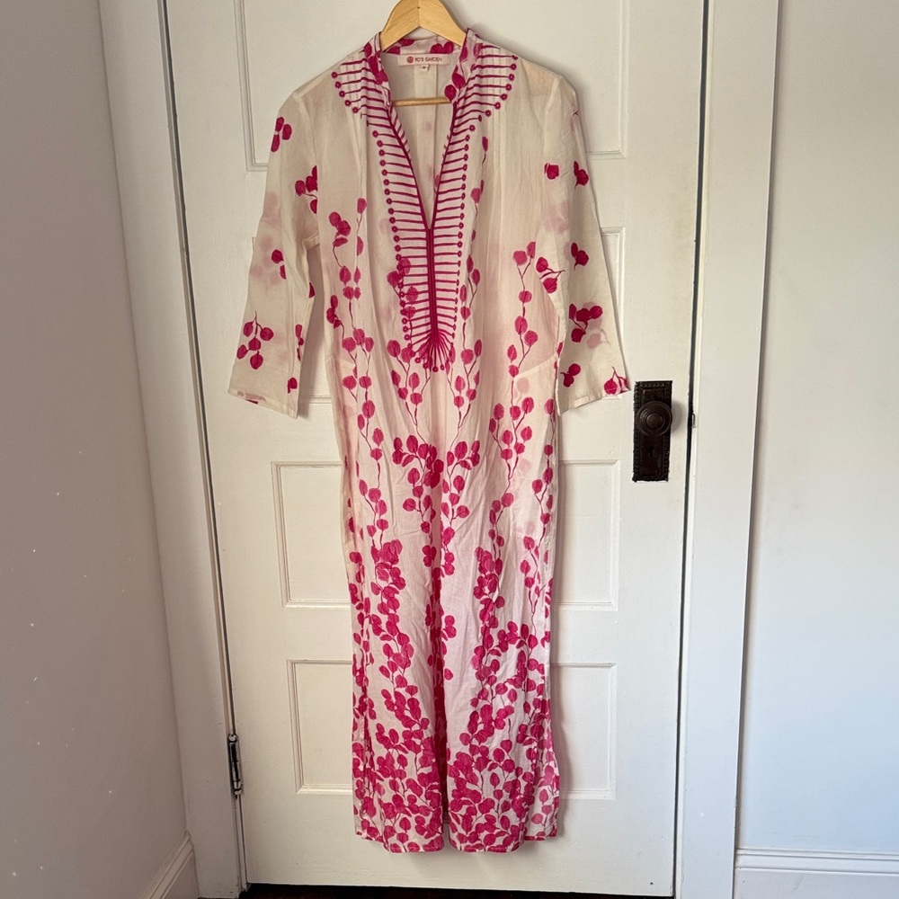 Ro's Garden Embroidered Clorinda Kaftan - Picture 3 of 7